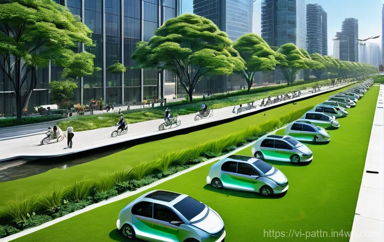 자원순환 경제 모델과 환경 보호 - **Prompt: Innovative Circular Economy Factory in Vietnam**
    An impressive, high-angle view of a s...