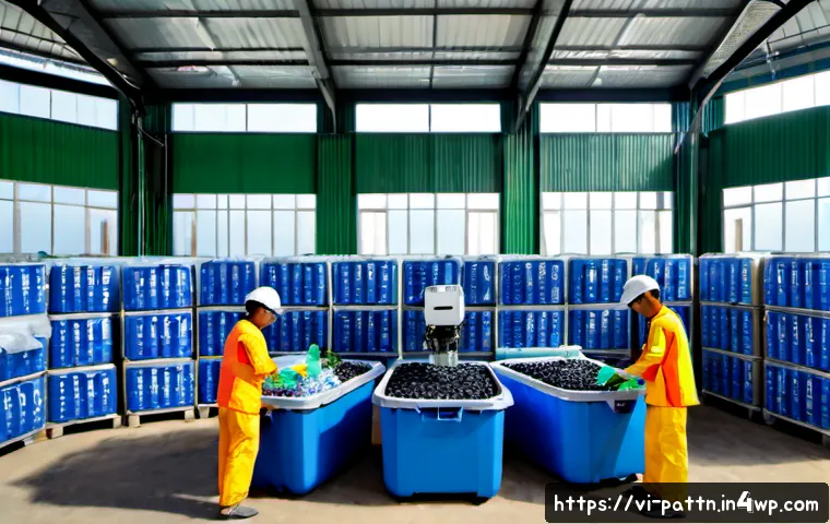 Home 17 자원순환 경제와 기술 융합 전략 - Photorealistic circular economy technology hub in Vietnam, a diverse team of Vietnamese engineers so...